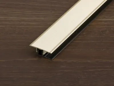 Übergangsprofil PROCOVERclip Universal Aluminium eloxiert Champagne Produktbild #1
