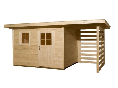 Gartenhaus 170 A Gr. 3 28 mm naturbelassen Produktbild #2