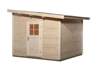 Gerätehaus Anlehnhaus 260 Gr. 2 28 mm naturbelassen Produktbild #2