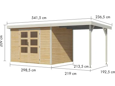 Gartenhaus Jupiter 4 19 mm Produktbild #7