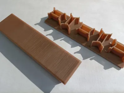 Endkappe für Alu-Co-Extrusion-Board Teak Produktbild #1