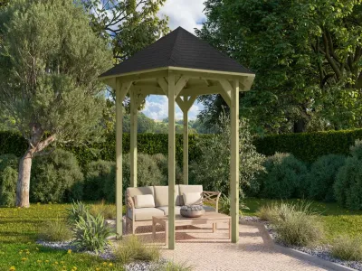 Pavillon SPARSET Lissabon ECO, inkl. Dachschindeln Produktbild #1