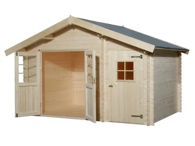 Gartenhaus 253 Gr. 2 28 mm naturbelassen Produktbild #2