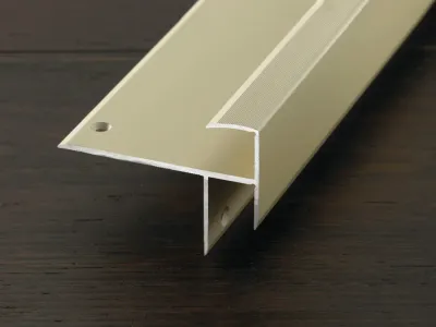 Treppenkantenprofil PROSTEP Aluminium eloxiert Champagne Produktbild #1