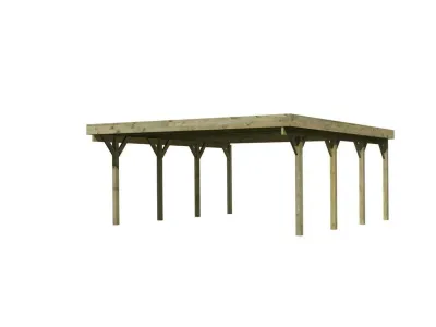 Carport Doppel 2 CLASSIC Produktbild #3
