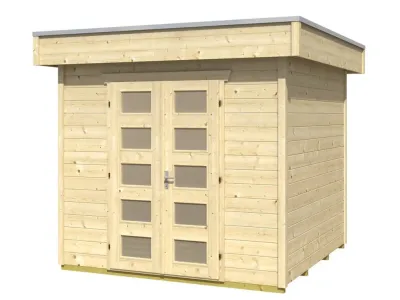 Gartenhaus Venlo 1 28 mm naturbelassen Produktbild #2
