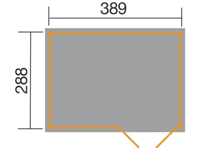 Gerätehaus Lagerhaus 607 Variante 4 KDI Produktbild #3