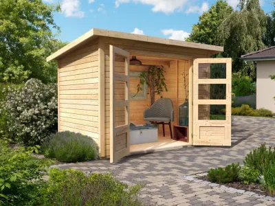 Gartenhaus Stockach 4 19 mm naturbelassen Produktbild #1