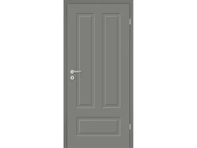 Wohnungseingangstür Cala 03-Q Lack Lavagrau RAL 7037 Produktbild #1