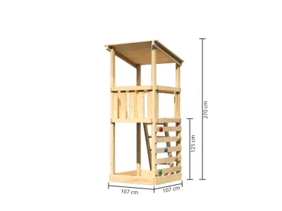 Spielturm Anna naturbelassen mit Varianten Produktbild #2