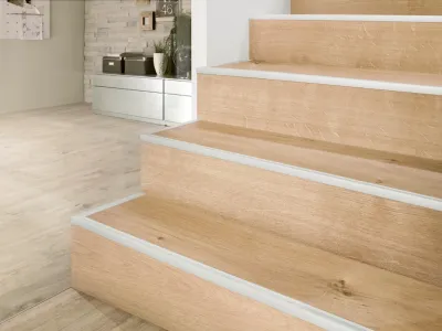 Treppenkantenprofil PROSTEP Aluminium eloxiert Silber Produktbild #3