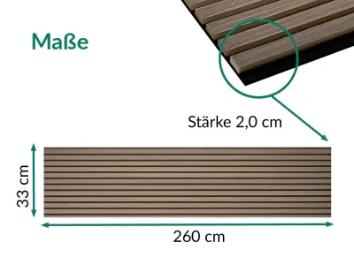 Akustikpaneele Acoustic Sense Altholzeiche 7032 Produktbild #4