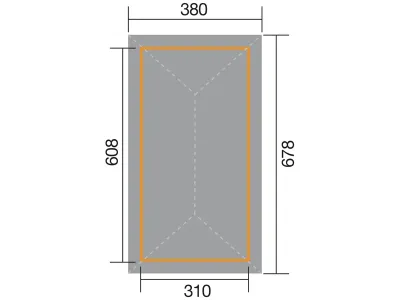 Gartenlaube Gartenoase 651 B Gr. 2 Produktbild #3