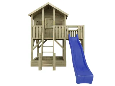 Stelzenhaus Big House XL KDI inkl. Rutsche blau Produktbild #4