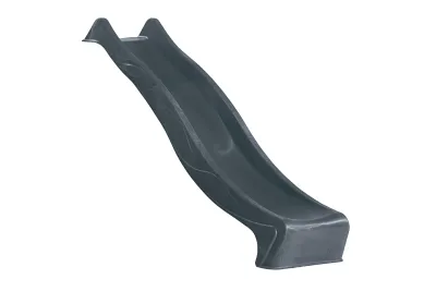 Spielturm Frieda naturbelassen inkl. Rutsche anthrazit + Doppelschaukel + Anbauplattform Produktbild #6