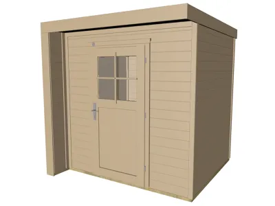 Gartenhaus Designhaus 262 21 mm naturbelassen Produktbild #2