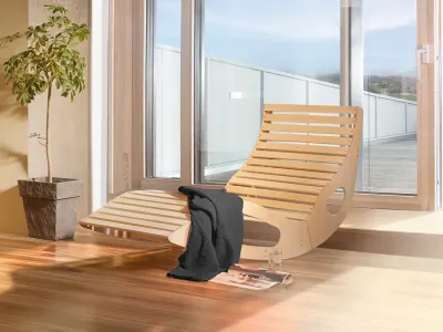 Wellnessliege inkl. Saunatuch Produktbild #1