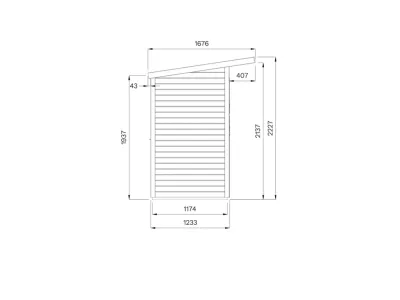 Marktstand - Verkaufsstand Ivy 14 mm naturbelassen Produktbild #8