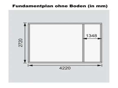 Gartenhaus Zweiraumhaus Schönbuch 2 38 mm terragrau Produktbild #4