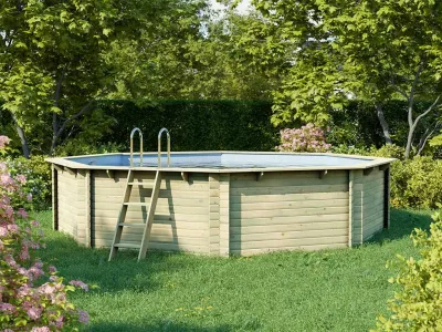 Holzpool Modell 3 38 mm SPARSET Terrasse Zubehöre Produktbild #5