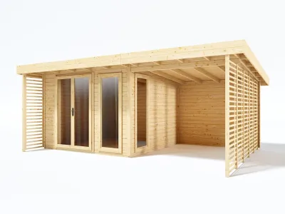 Abb. zeigt Gartenhaus inkl. Boden (nicht enthalten)