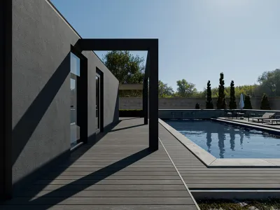Terrassendielen WPC Premium grau Produktbild #1