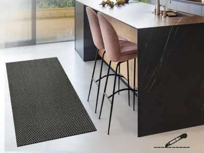 Outdoor-Teppich - Küchenläufer Grillmatte Bodenschutz Delux Abstrakt Produktbild #12