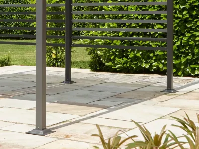 Aluminium-Pergola "Florence 3x3" dunkelgrau Produktbild #8
