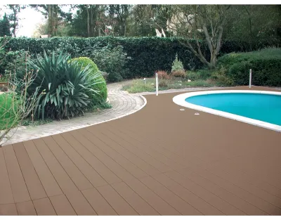 Terrassendiele WPC braun deutsche Herstellung Produktbild #1