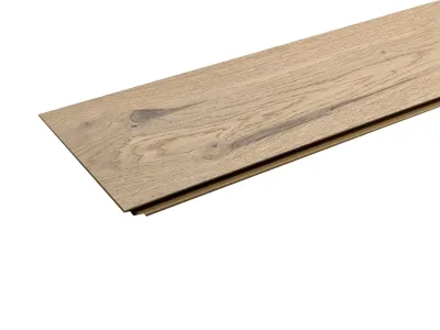 Lindura Echtholzboden Easy Step Eiche lebhaft cremeweiß 8937 Landhausdiele Gebürstet Produktbild #6