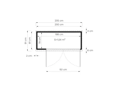 Geräteschrank Mülltonnenbox Multibox 3 14 mm anthrazit Produktbild #5