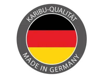 Sauna Elea mit bronzierter Glastür und Dachkranz + 9 kW Saunaofen integr. Strg. Produktbild #2