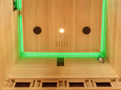Infrarotkabine Lofoten Ganzglastür Produktbild #7