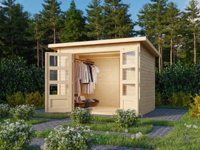 Gartenhaus Stockach 3 19 mm naturbelassen Produktbild #1