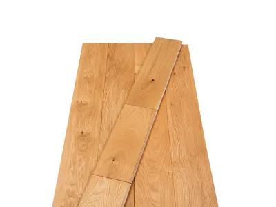 Massivholzdiele Eiche Natur gebürstet naturgeölt Produktbild #2