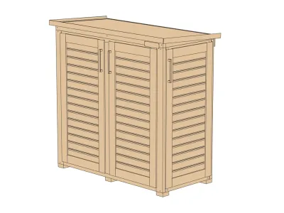 Geräteschrank Garten [Q] Teras naturbelassen Produktbild #2