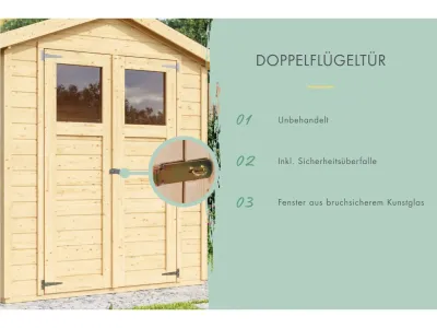 Gartenhaus Dahme 1  Produktbild #3
