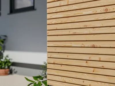 Fassade Doppelrhombusprofil Europäische Lärche Produktbild #8