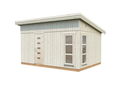 Gartenhaus Etta 13,6 m² 18 mm naturbelassen Produktbild #2