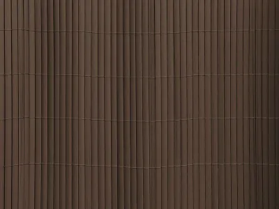 PVC-Sichtschutzzaun - Sichtschutzmatte Braun 300 x 120 cm Produktbild #3