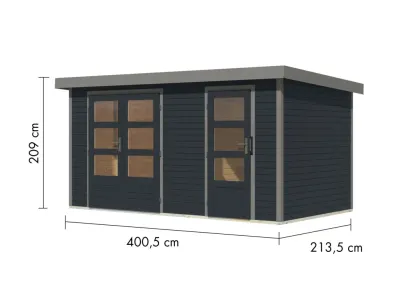 Gartenhaus Merkur 19 mm Produktbild #9
