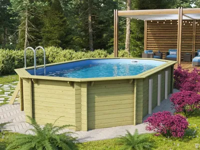 Holzpool Modell 5 A 38 mm SPARSET Terrasse Zubehöre Produktbild #1