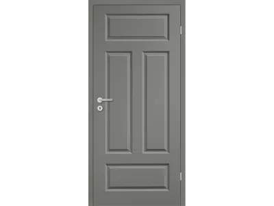Zimmertür Elegance 04 Q Lavagrau RAL 7037 Produktbild #1