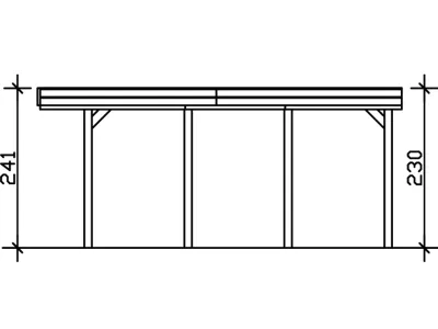 Einzelcarport Friesland Produktbild #4