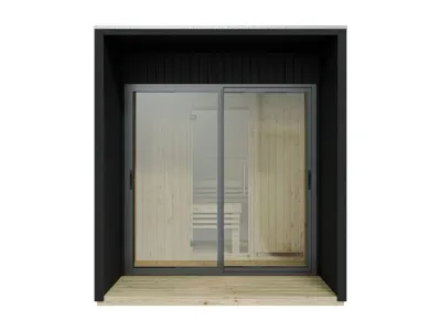 Saunahaus Eudora 1 73 mm schwarz Produktbild #5