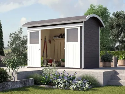 Gerätehaus 228 21 mm anthrazit Produktbild #1