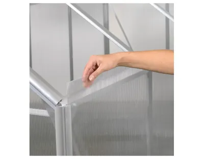 Gewächshaus Triton HKP 4 mm, Aluminium-blank eloxiert Produktbild #3