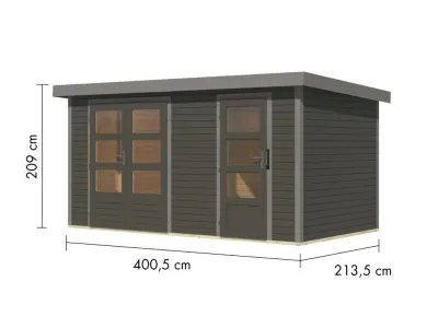 Gartenhaus Merkur 19 mm Produktbild #5