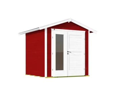 Gartenhaus 224 A Gr. 1 21 mm schwedenrot Produktbild #2