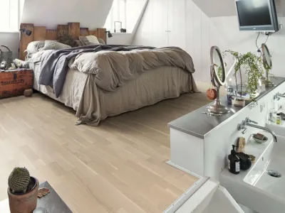 Parkett PC 200 Eiche lebhaft cremeweiß 9035 Schiffsboden Gebürstet Produktbild #2